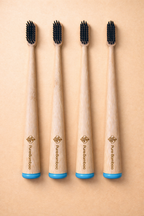 Pack 4 Cepillos de dientes de bambu