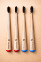 Pack 4 Cepillos de dientes de bambu