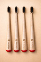 Pack 4 Cepillos de dientes de bambu