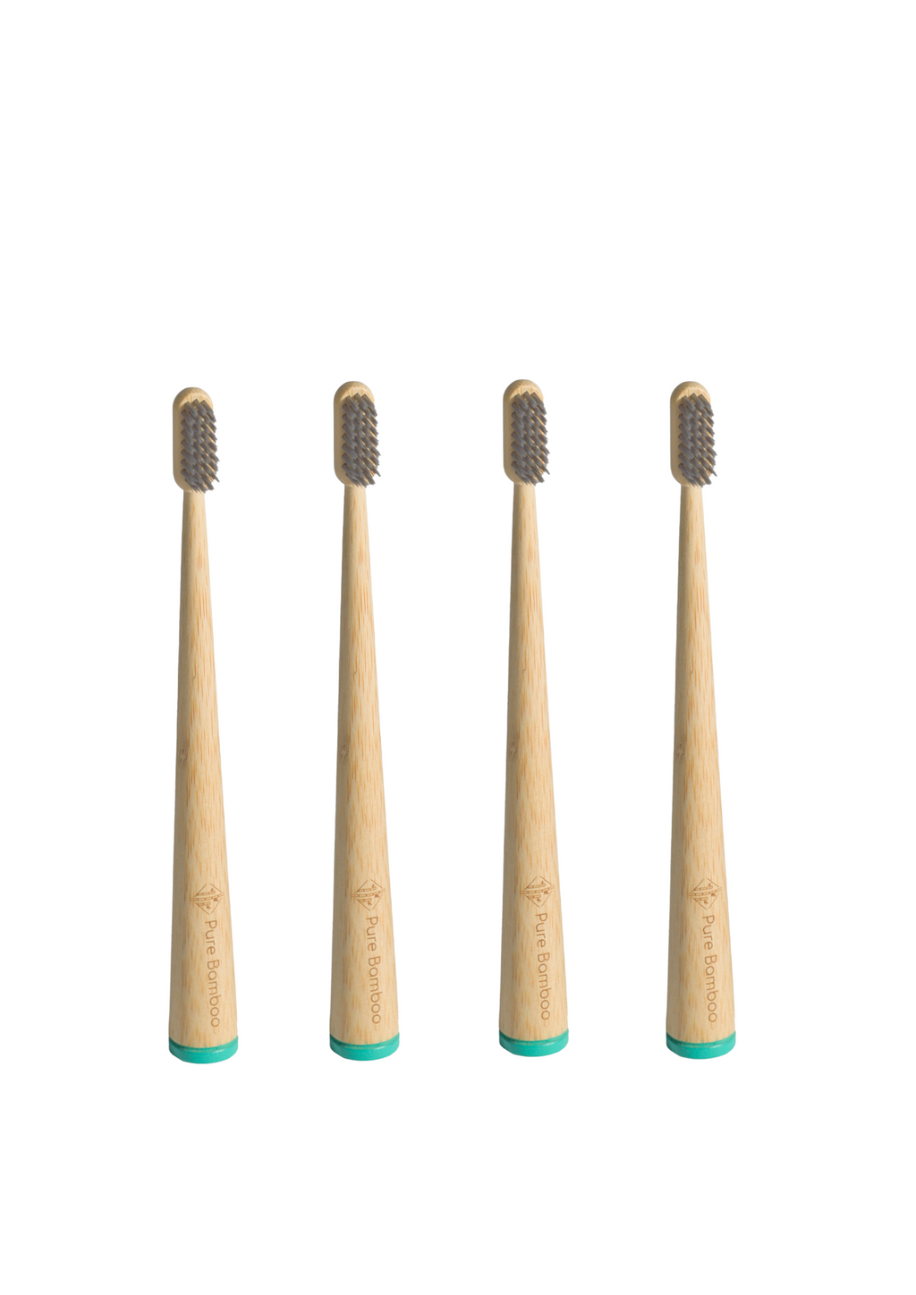 4 Cepillos de dientes de bambu