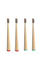 4 Cepillos de dientes de bambu