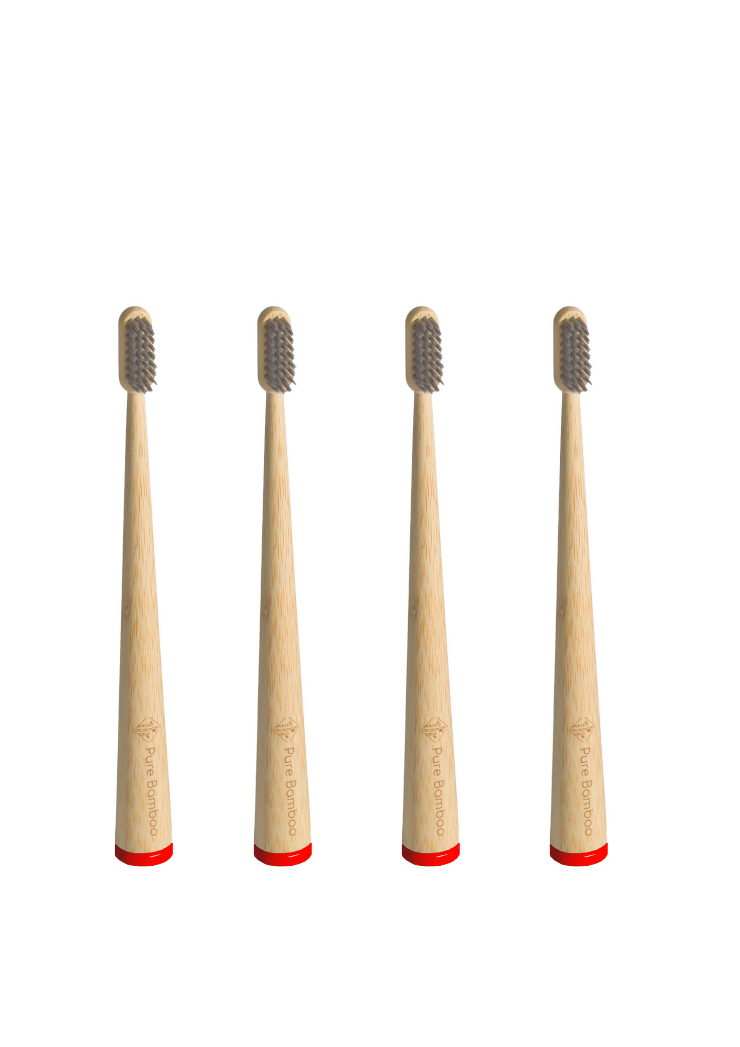 4 Cepillos de dientes de bambu